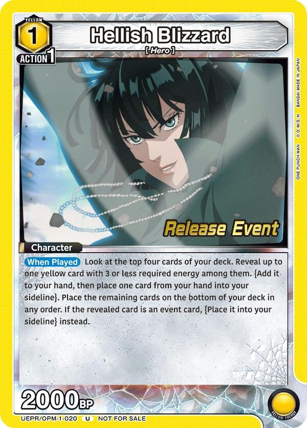 Image for Hellish Blizzard (020) (UEPR/OPM-1-020) (UE06BT: One Punch Man Release Event Cards) (UE06BT_RE) - Union Arena