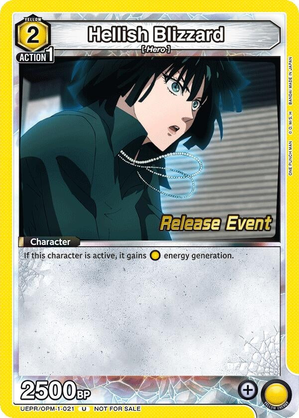Image for Hellish Blizzard (021) (UEPR/OPM-1-021) (UE06BT: One Punch Man Release Event Cards) (UE06BT_RE) - Union Arena