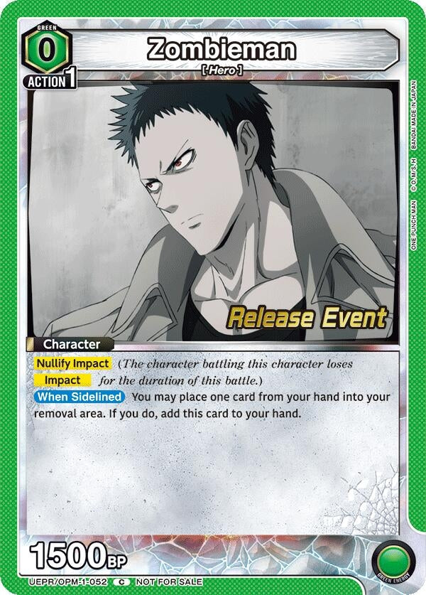Image for Zombieman (UEPR/OPM-1-052) (UE06BT: One Punch Man Release Event Cards) (UE06BT_RE) - Union Arena