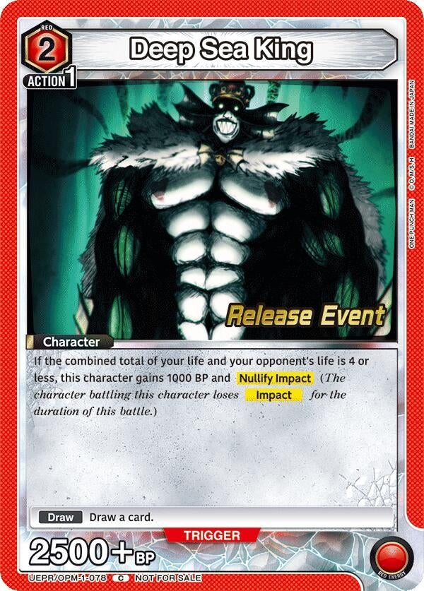 Image for Deep Sea King (UEPR/OPM-1-078) (UE06BT: One Punch Man Release Event Cards) (UE06BT_RE) - Union Arena