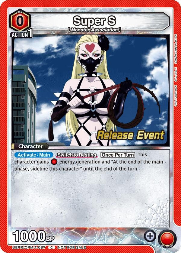 Image for Super S (087) (UEPR/OPM-1-087) (UE06BT: One Punch Man Release Event Cards) (UE06BT_RE) - Union Arena