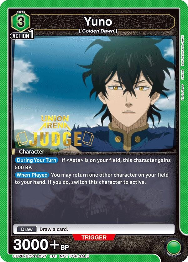 Image for Yuno (Judge Pack) (UEPR/BCV-1-057) (Union Arena Promotion Cards) (UEPR) - Union Arena