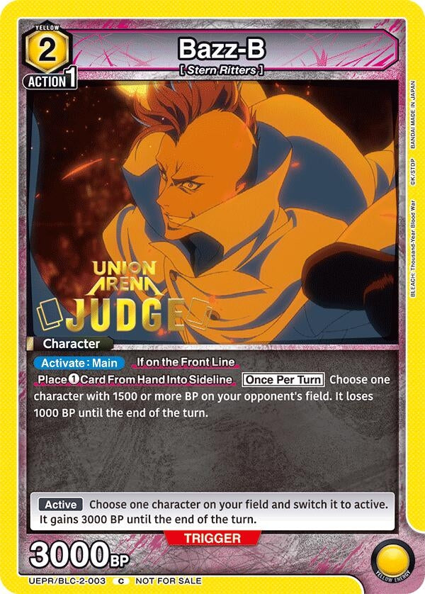 Image for Bazz-B (Judge Pack) (UEPR/BLC-2-003) (Union Arena Promotion Cards) (UEPR) - Union Arena
