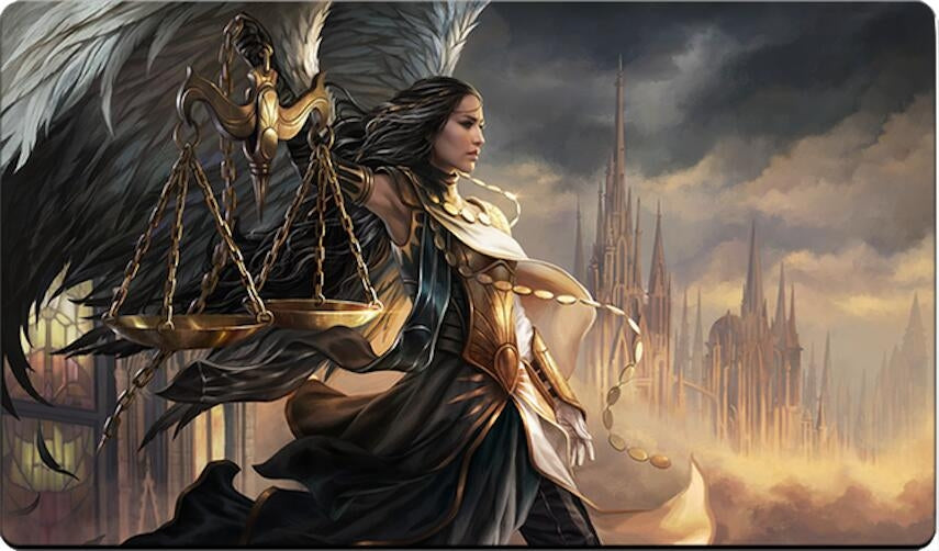 Image for Magali Villeneuve Playmat for Magic: The Gathering (Kickstarter Exclusive) - Seraph of the Scales - Playmats