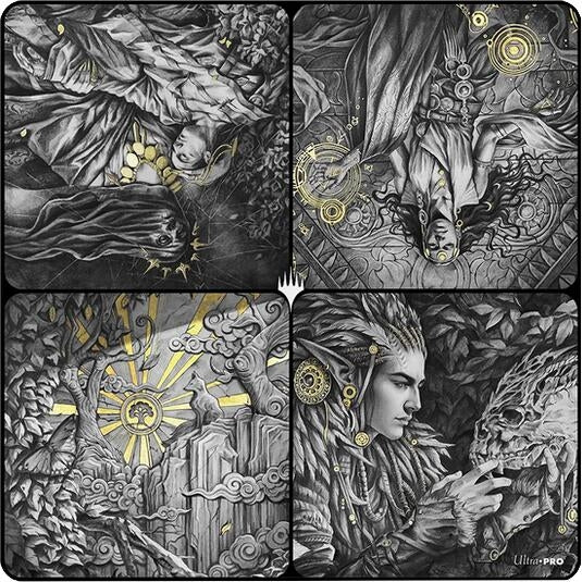 Image for Magali Villeneuve Playmat for Magic: The Gathering (Kickstarter Exclusive) - Secret Lair Sketches (2-Player Playmat) - Playmats