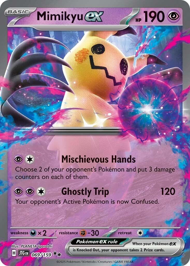 Mimikyu ex (069/159) (SV09: Journey Together)