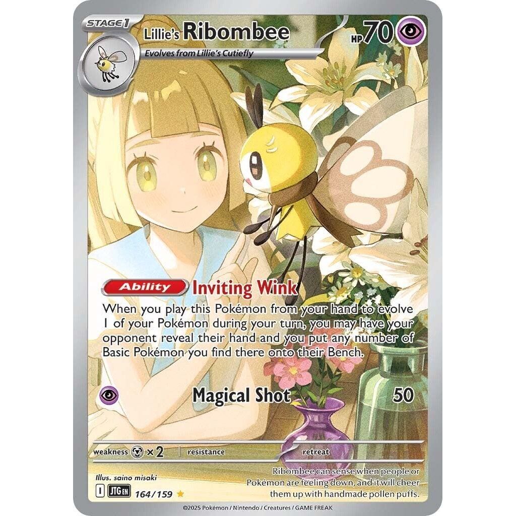 Lillie's Ribombee (164/159) (SV09: Journey Together) - PokeBox USA