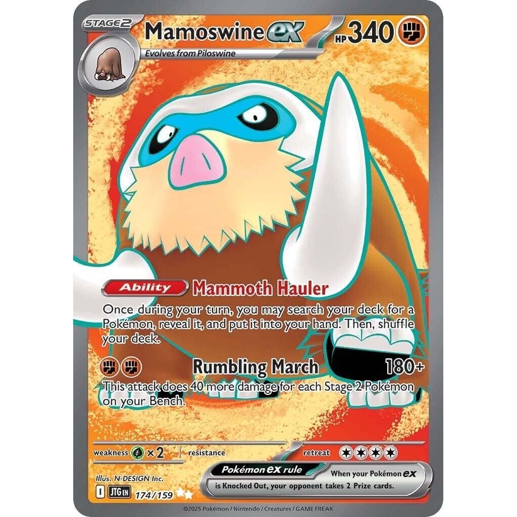 Mamoswine ex (174/159) (SV09: Journey Together) - PokeBox USA