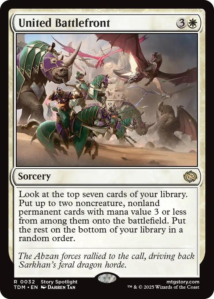United Battlefront (32) (Tarkir: Dragonstorm)