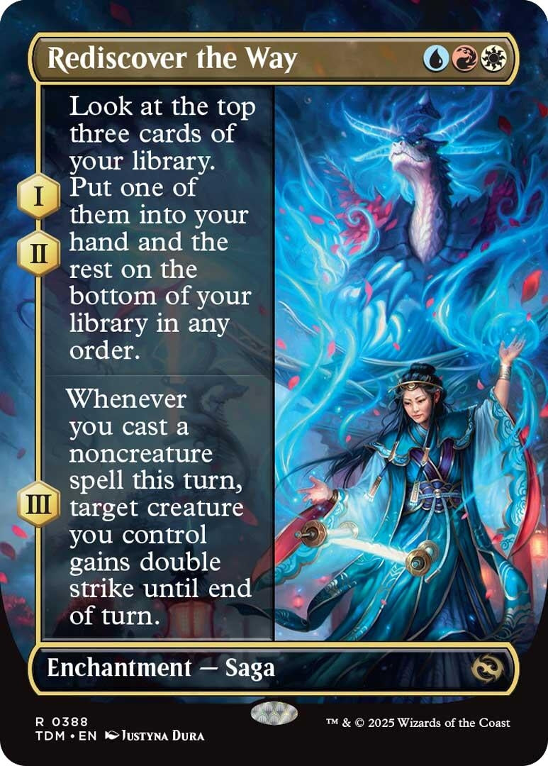 Rediscover the Way (Borderless) (388) (Tarkir: Dragonstorm) - PokeBox USA