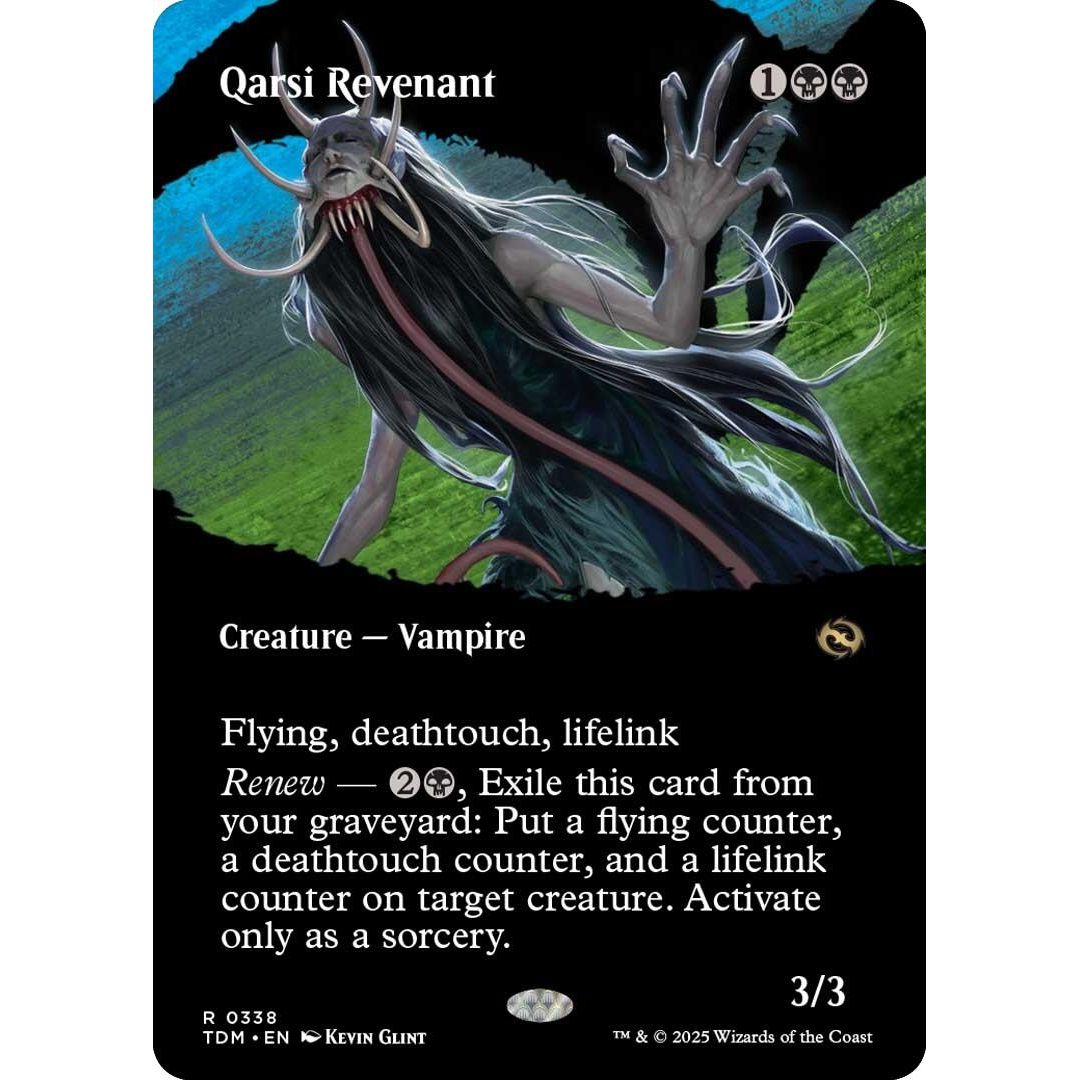 Qarsi Revenant (Borderless) (338) (Tarkir: Dragonstorm) - PokeBox USA
