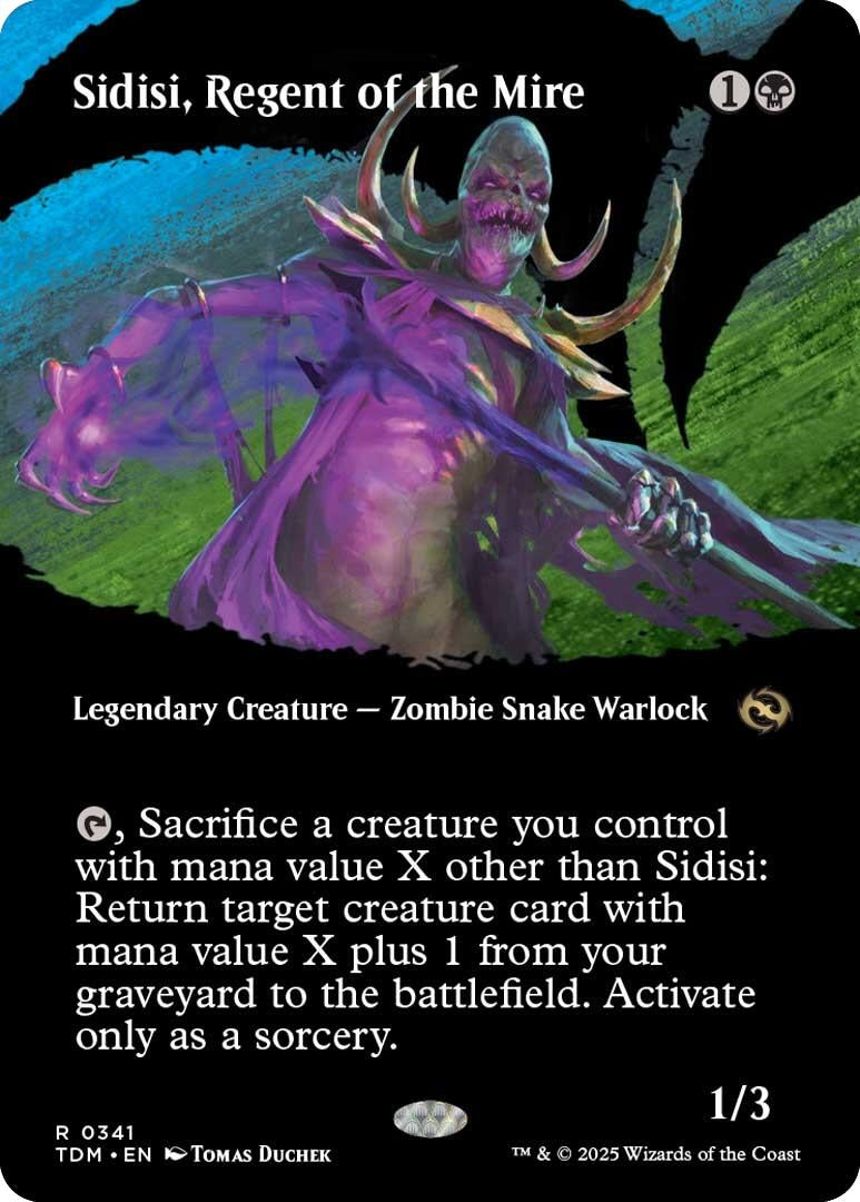 Sidisi, Regent of the Mire (Borderless) (341) (Tarkir: Dragonstorm)