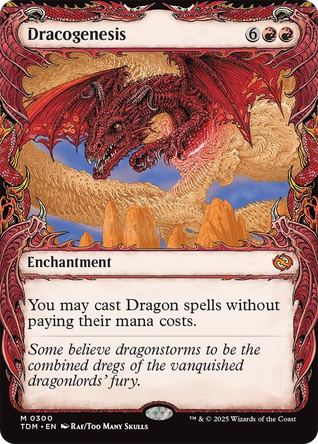 Dracogenesis (0300) (Showcase) (300) (Tarkir: Dragonstorm) - PokeBox USA