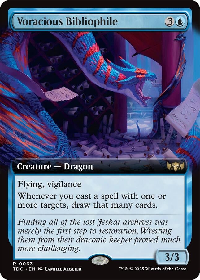 Voracious Bibliophile (Extended Art) (63) (Tarkir: Dragonstorm)