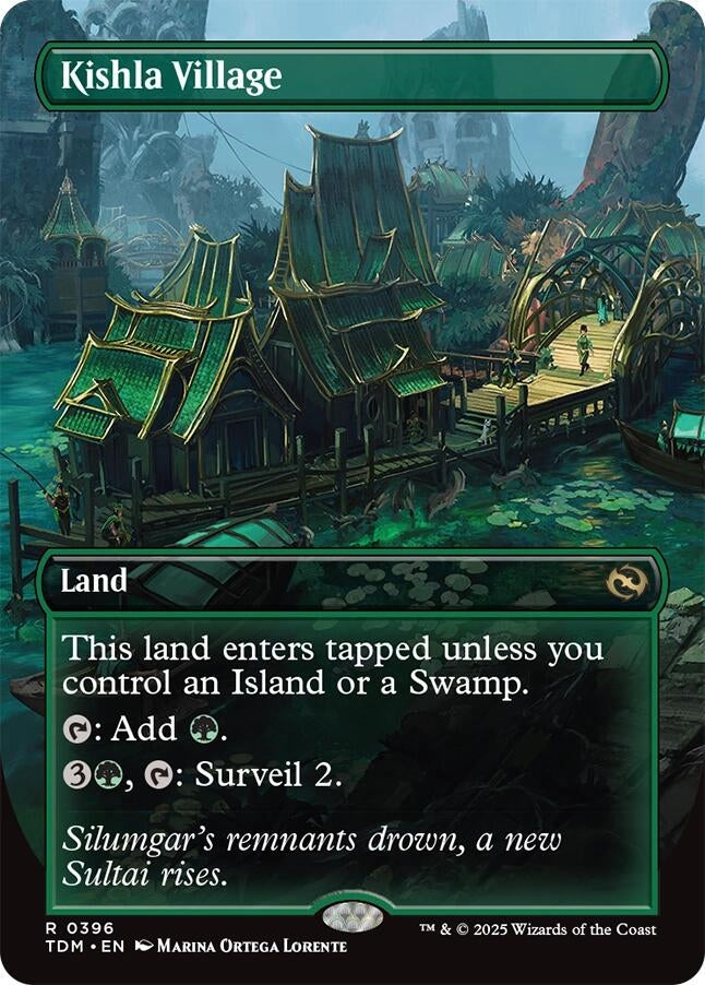 Kishla Village (Borderless) (396) (Tarkir: Dragonstorm)