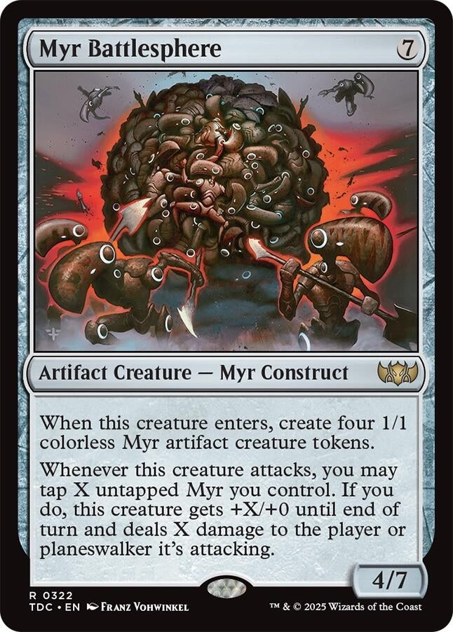 Myr Battlesphere (322) (Tarkir: Dragonstorm)