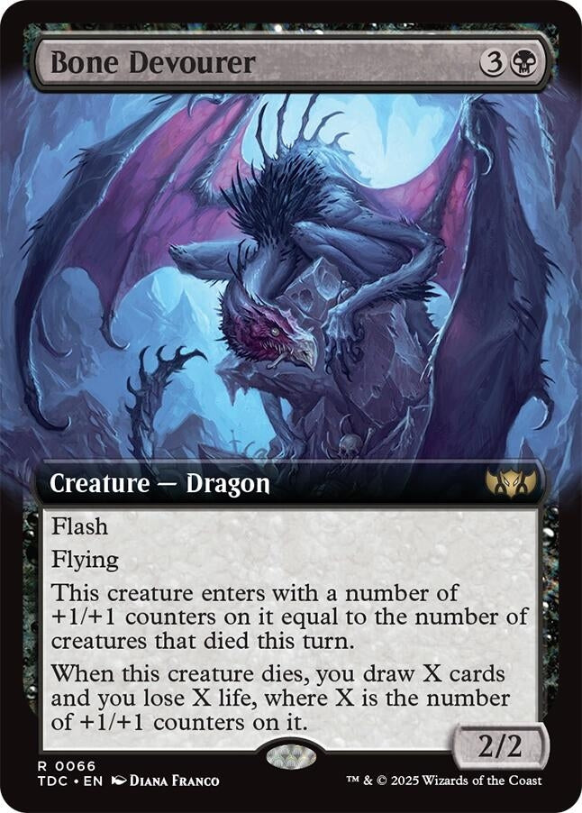 Bone Devourer (Extended Art) (66) (Tarkir: Dragonstorm)