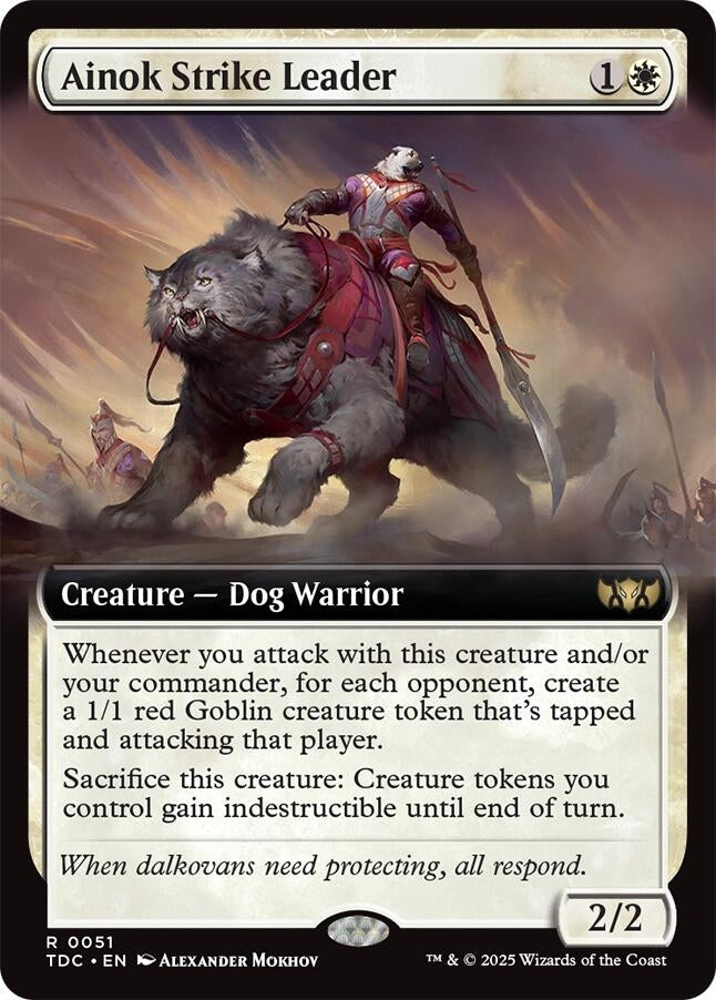 Ainok Strike Leader (Extended Art) (51) (Tarkir: Dragonstorm) - PokeBox USA
