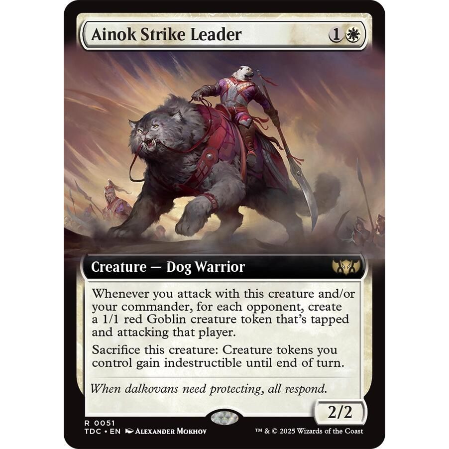 Ainok Strike Leader (Extended Art) (51) (Tarkir: Dragonstorm) - PokeBox USA