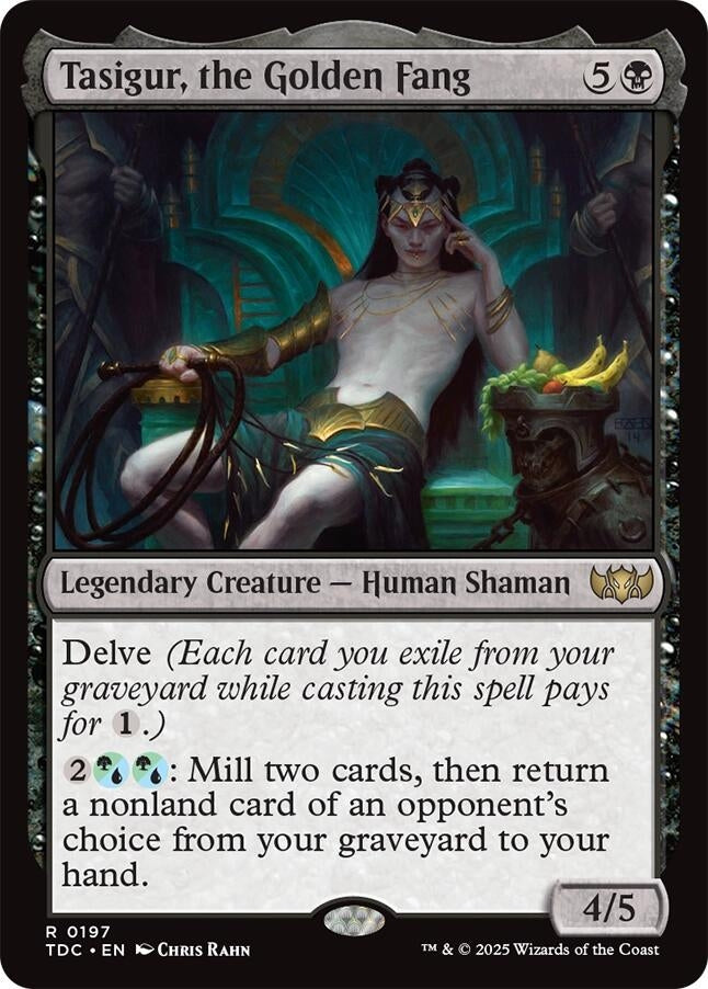 Tasigur, the Golden Fang (197) (Tarkir: Dragonstorm)