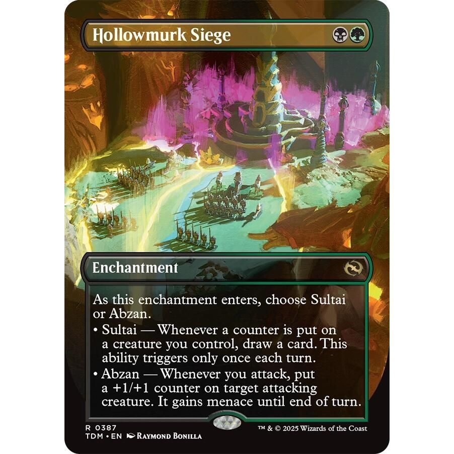 Hollowmurk Siege (Borderless) (387) (Tarkir: Dragonstorm) - PokeBox USA