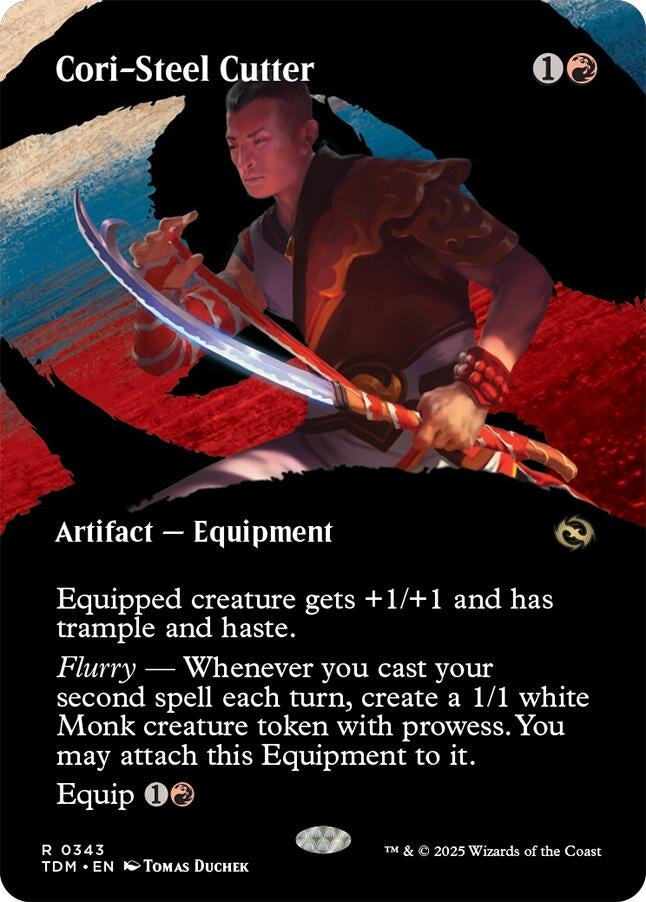 Cori-Steel Cutter (Borderless) (343) (Tarkir: Dragonstorm)