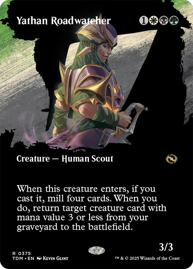 Yathan Roadwatcher (Borderless) (375) (Tarkir: Dragonstorm)