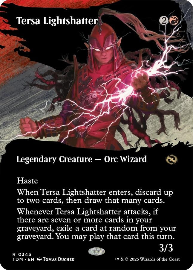 Tersa Lightshatter (Borderless) (345) (Tarkir: Dragonstorm) - PokeBox USA