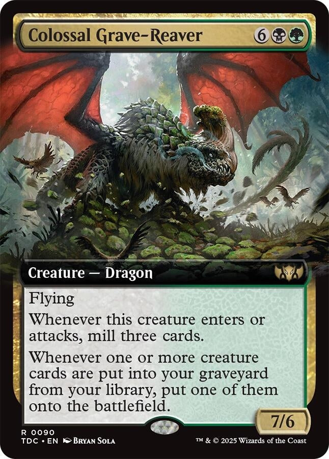Colossal Grave-Reaver (Extended Art) (90) (Tarkir: Dragonstorm)