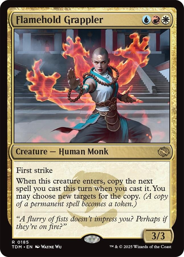 Flamehold Grappler (185) (Tarkir: Dragonstorm) - PokeBox USA