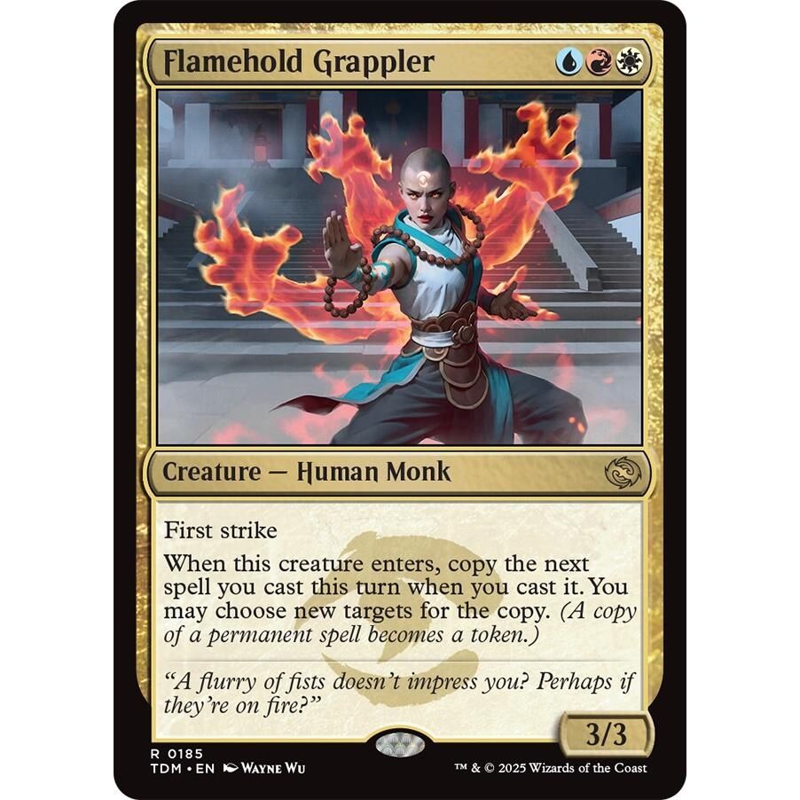 Flamehold Grappler (185) (Tarkir: Dragonstorm) - PokeBox USA