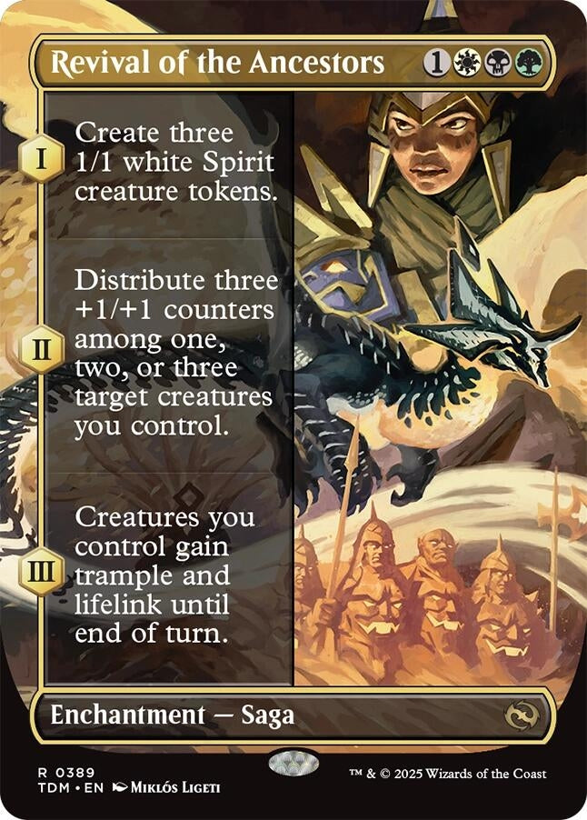 Revival of the Ancestors (Borderless) (389) (Tarkir: Dragonstorm)