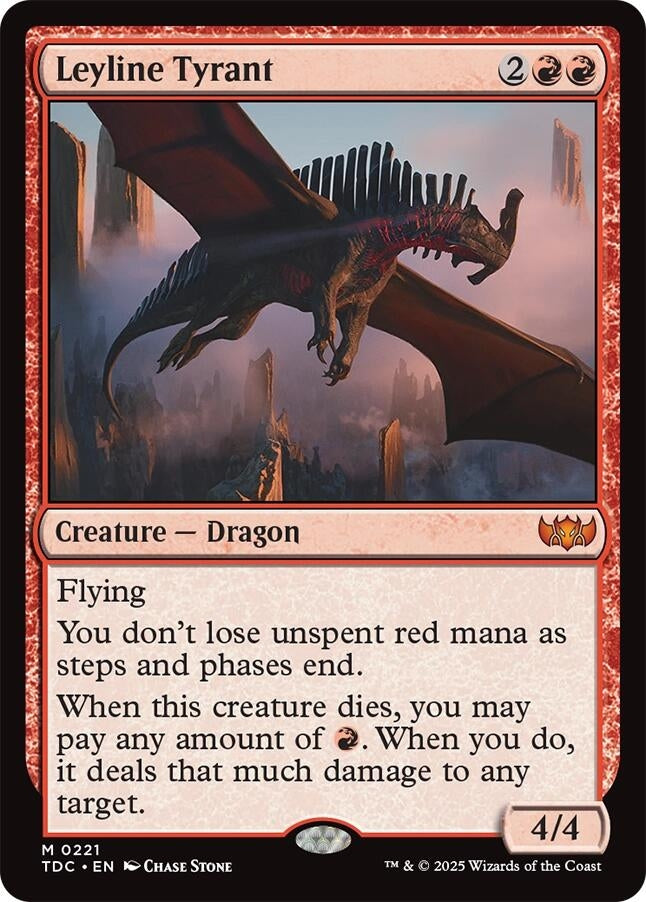 Leyline Tyrant (221) (Tarkir: Dragonstorm)