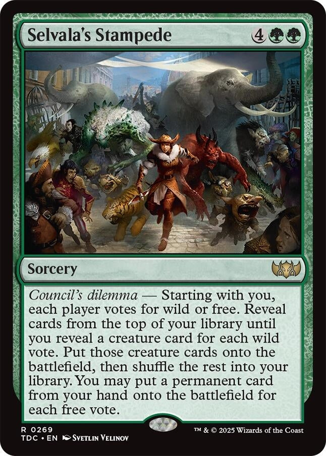 Selvala's Stampede (269) (Tarkir: Dragonstorm)