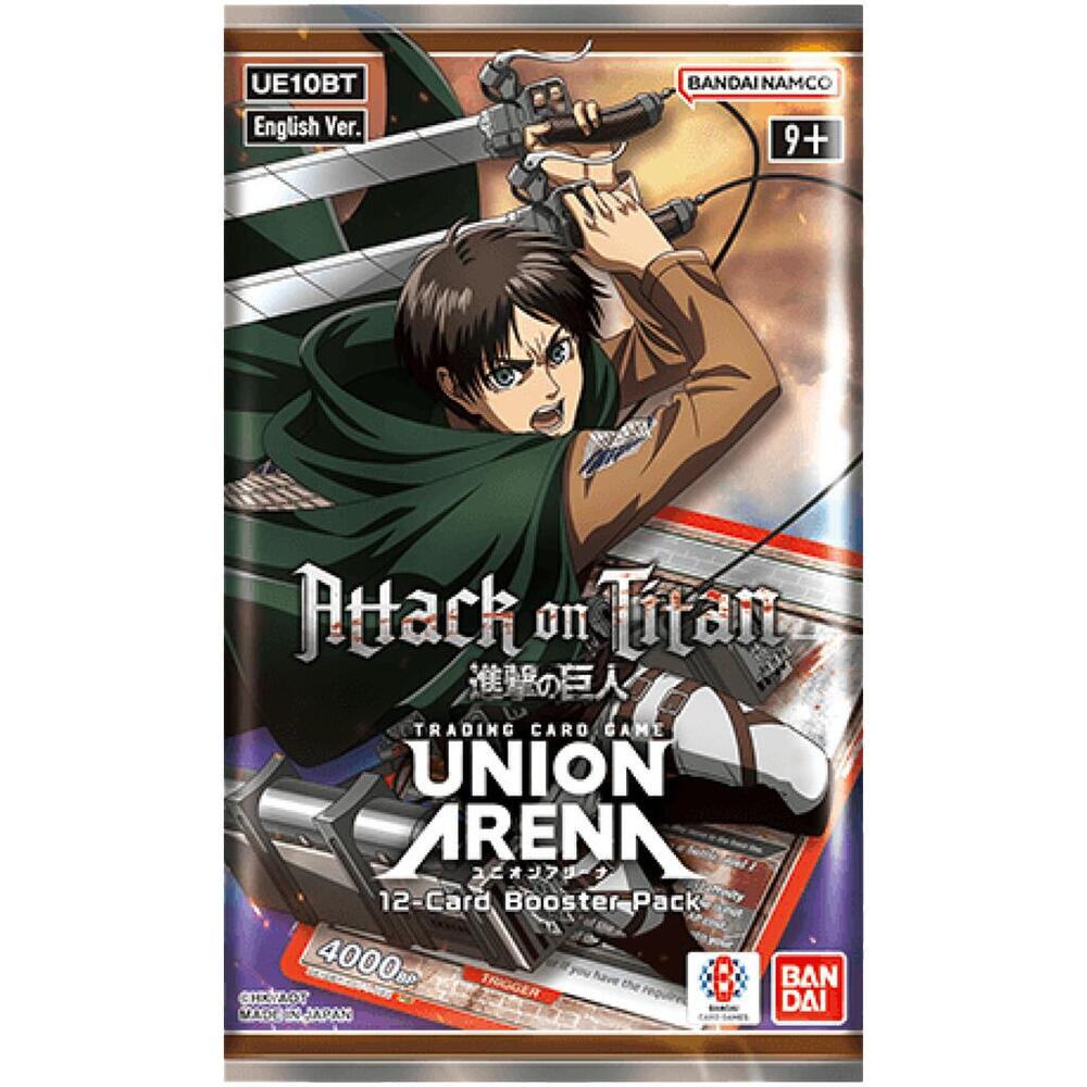 Union Arena - Attack on Titan Booster Pack UE10BT - ENGLISH Union Arena - Attack on Titan Booster Pack UE10BT - ENGLISH