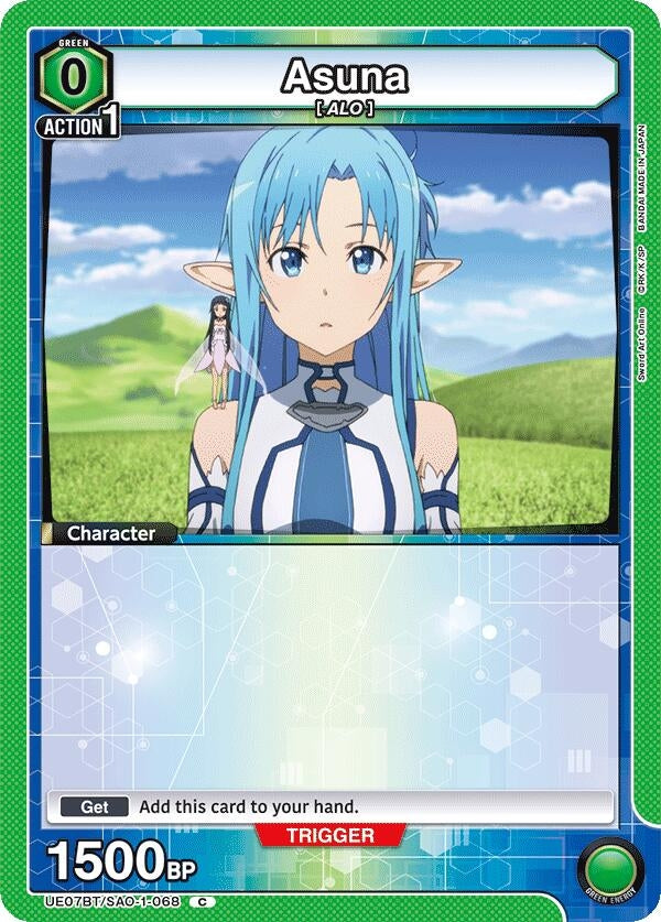 Image for Asuna (068) (Box Topper Foil) (UE07BT/SAO-1-068) (UE07BT: Sword Art Online) (UE07BT) - Union Arena