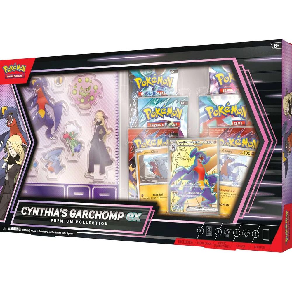 POKÉMON TCG Cynthia's Garchomp ex Premium Collection - PokeBox USA