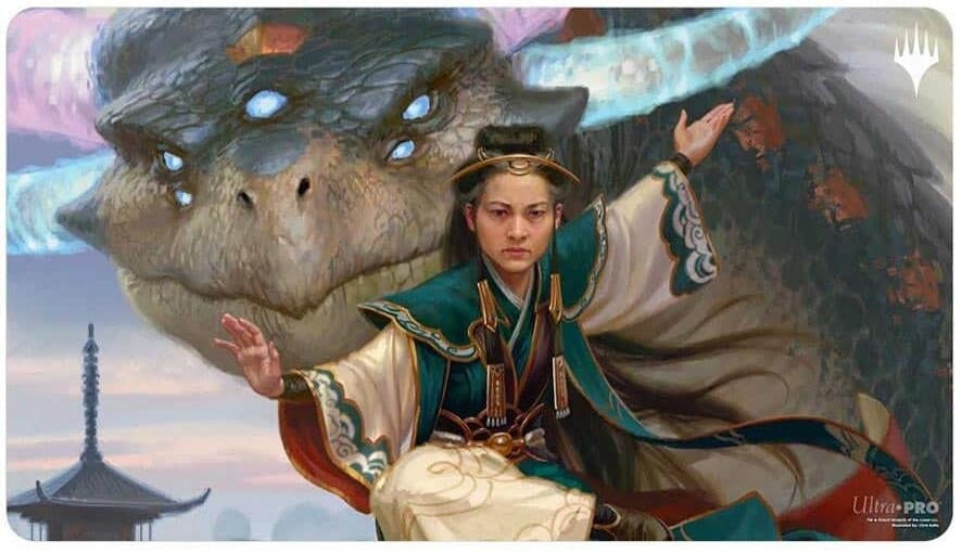Image for Tarkir: Dragonstorm Playmat for Magic: The Gathering - Jeskai Commander - Playmats