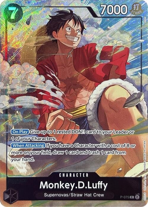 Image for Monkey.D.Luffy (Premium Card Collection -Best Selection Vol. 3-) (P-075) (One Piece Promotion Cards) (OP-PR) - One Piece Card Game