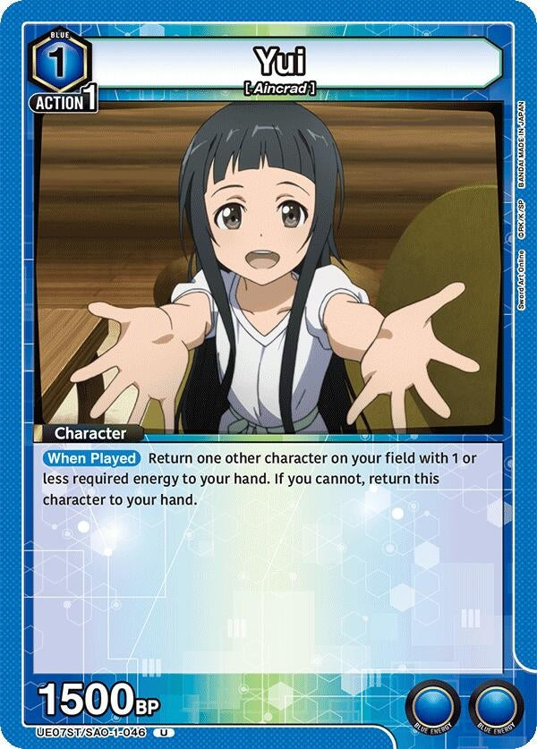 Image for Yui (UE07ST/SAO-1-046) (UE07ST: Sword Art Online Starter Deck) (UE07ST) - Union Arena