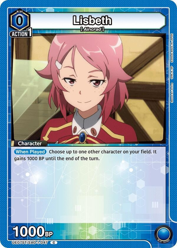 Image for Lisbeth (047) (UE07ST/SAO-1-047) (UE07ST: Sword Art Online Starter Deck) (UE07ST) - Union Arena