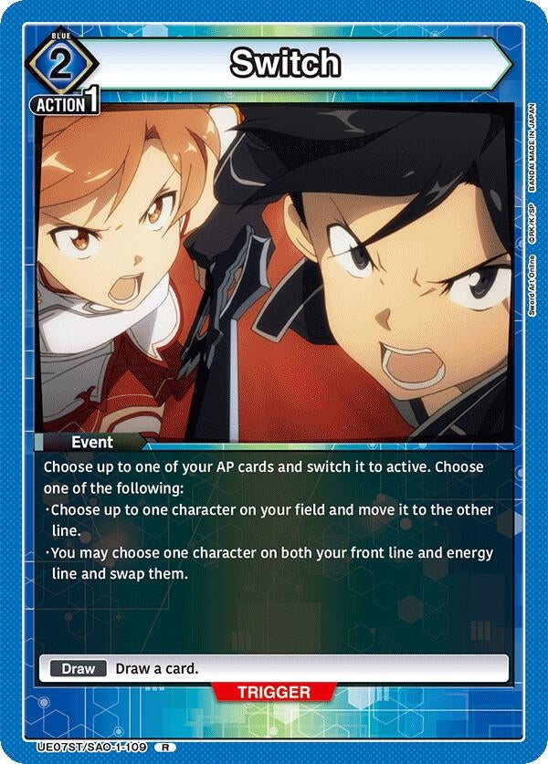 Image for Switch (UE07ST/SAO-1-109) (UE07ST: Sword Art Online Starter Deck) (UE07ST) - Union Arena
