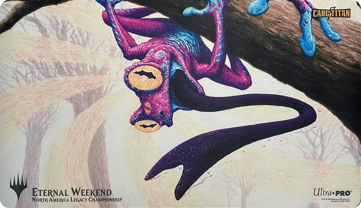 Image for Eternal Weekend Legacy Championship 2024 Ultra Pro Exclusive Playmat for Magic: The Gathering - Psychic Frog - Playmats