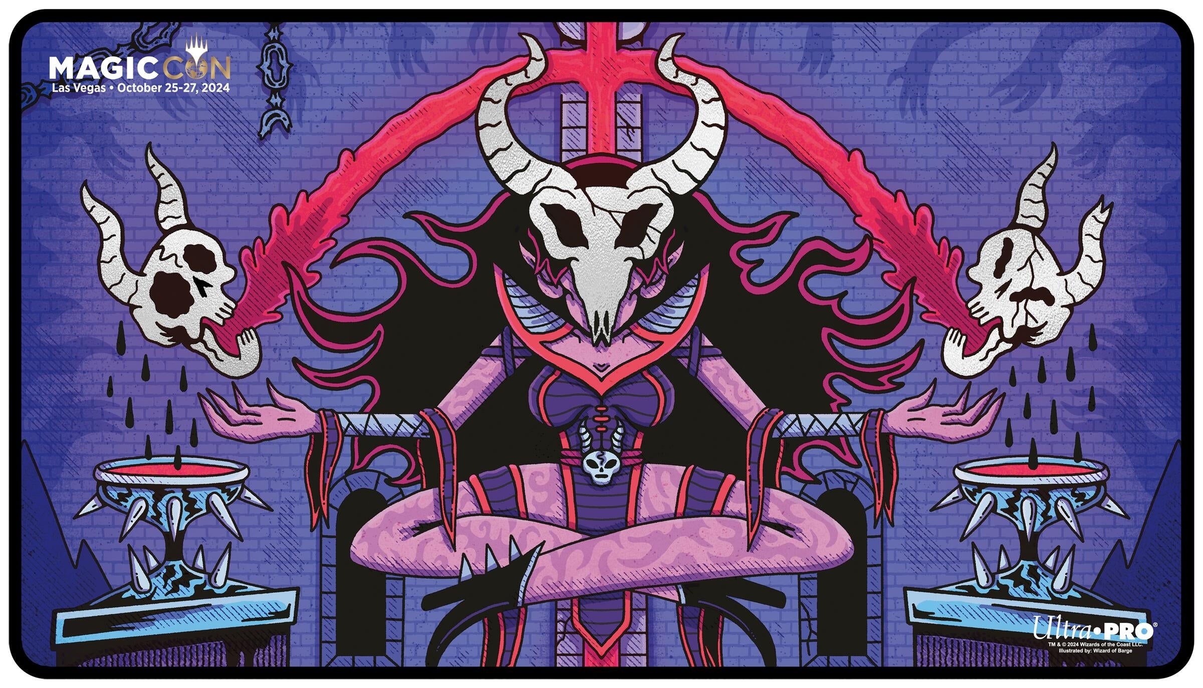 Image for Gen Con 2024 Ultra Pro Exclusive Playmat for Magic: The Gathering - Foil Dark Ritual - Playmats