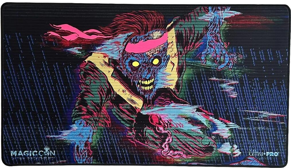 Image for MagicCon 2024 Ultra Pro Exclusive Playmat for Magic: The Gathering - Glow in the dark Come Back Wrong (Las Vegas) - Playmats