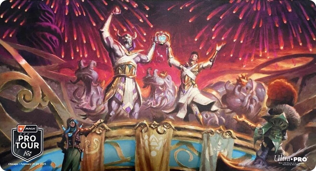 Image for Pro Tour 2025 Ultra Pro Exclusive Playmat for Magic: The Gathering - Hour of Victory (Chicago) - Playmats