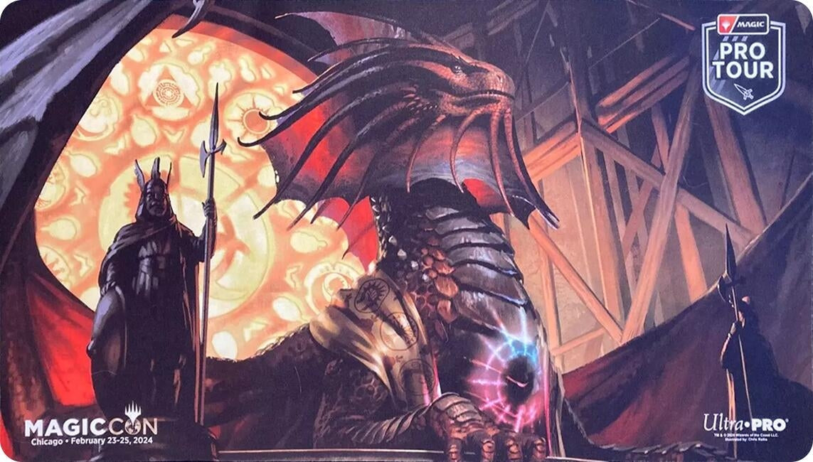 Image for Pro Tour Ultra Pro Exclusive Playmat for Magic: The Gathering - Murders at Karlov Manor (Chicago) - Playmats