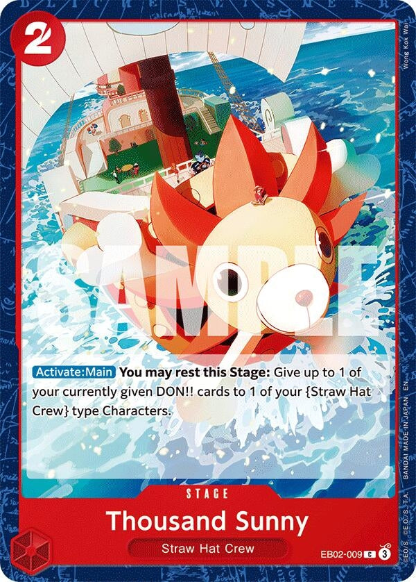 Image for Thousand Sunny (EB02-009) (Extra Booster: Anime 25th Collection) (EB-02) - One Piece Card Game