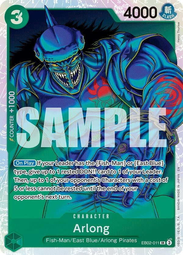 Image for Arlong (EB02-011) (Extra Booster: Anime 25th Collection) (EB-02) - One Piece Card Game