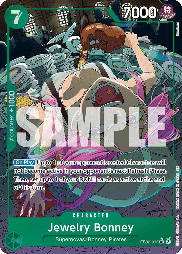 Image for Jewelry Bonney (Alternate Art) (EB02-015) (Extra Booster: Anime 25th Collection) (EB-02) - One Piece Card Game